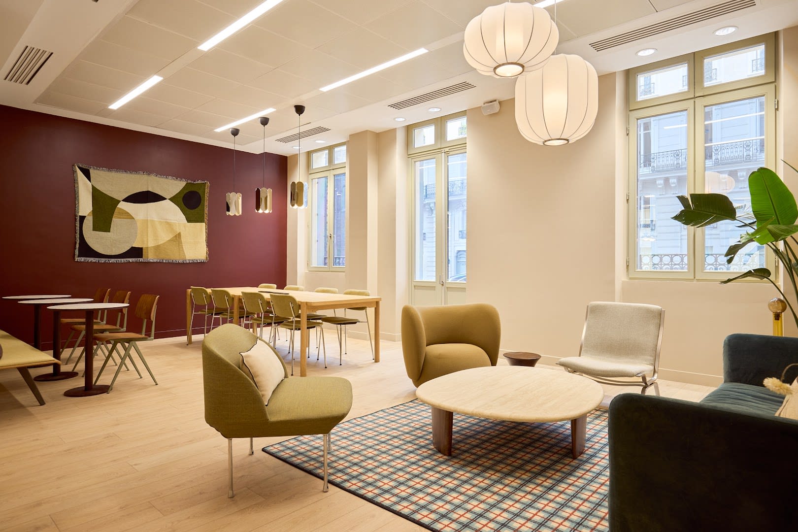 Sala de reuniones en el coworking de General Foy, Paris