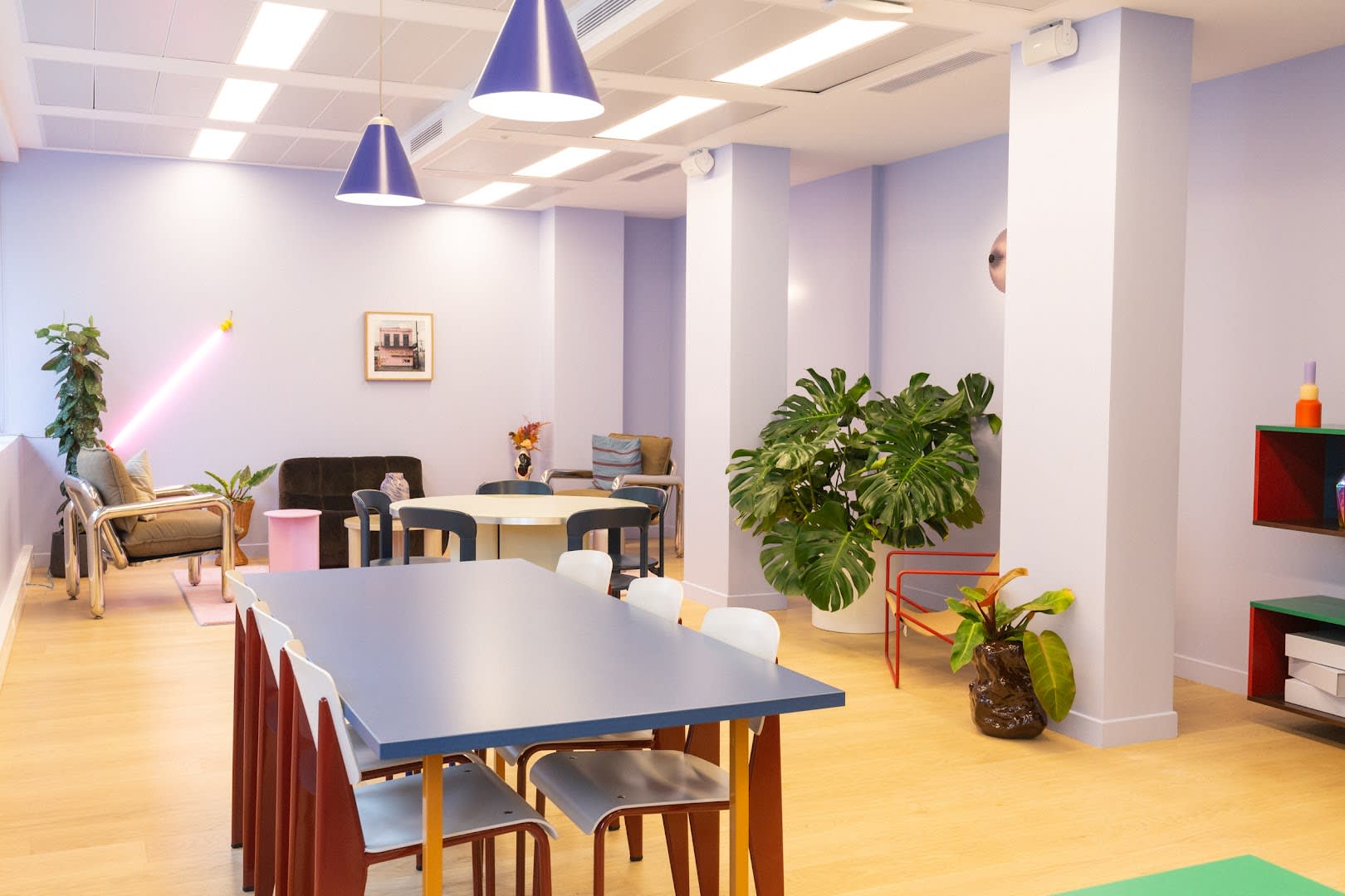 Sala de reuniones en el coworking de Pereire, Paris