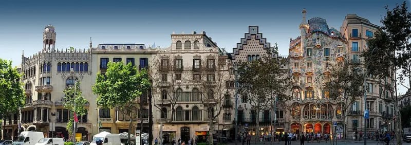 Paseo de gracia buildings