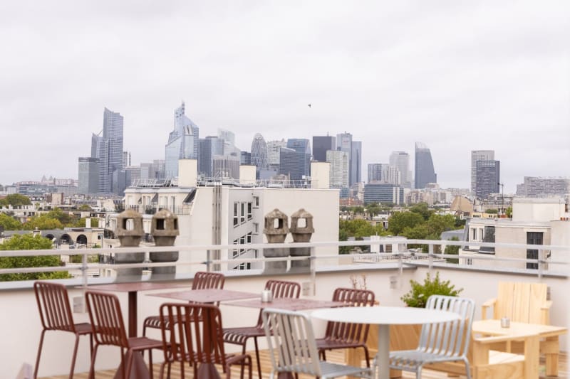 Detalle del espacio de trabajo en Levallois, Levallois-Perret