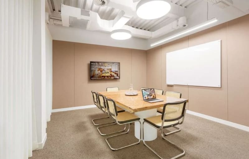 Área común del coworking en Goya, Salamanca, Madrid