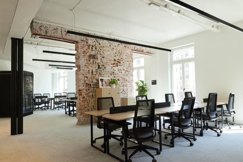 Interior del espacio de coworking en Beaurepaire, Paris