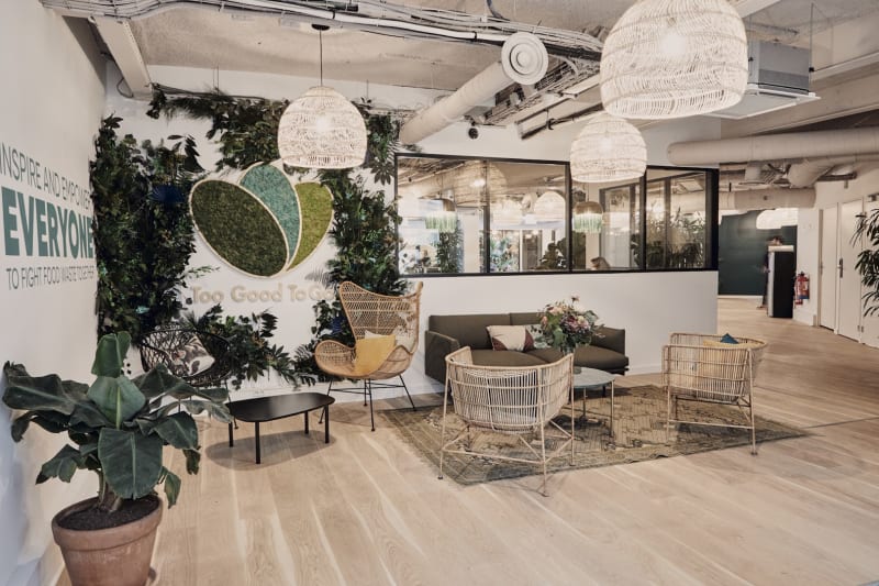 Sala de reuniones en el coworking de Duhesme, Paris