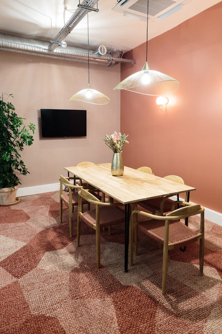 Área común del coworking en Dulong, Paris