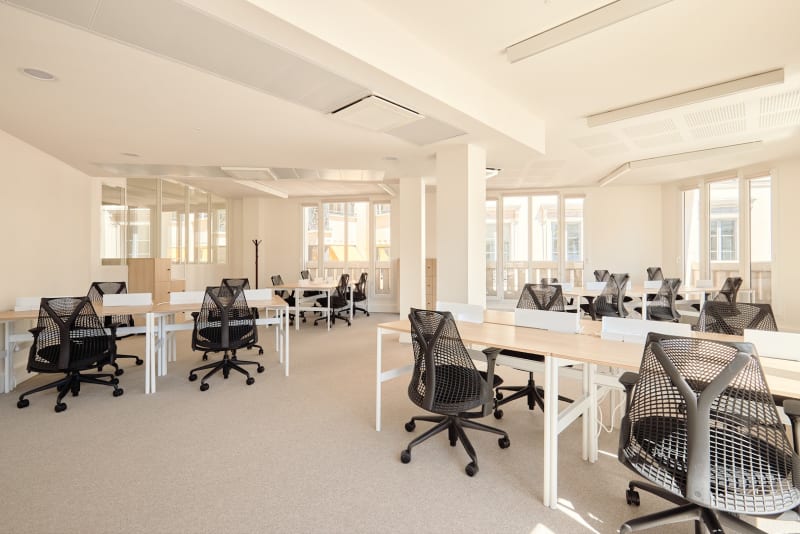 Sala de reuniones en el coworking de Feydeau, Paris