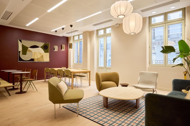 Sala de reuniones en el coworking de General Foy, Paris