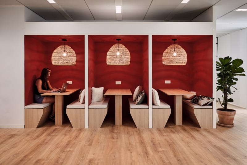 Zona de trabajo abierta en Issy-les-Moulineaux, Paris
