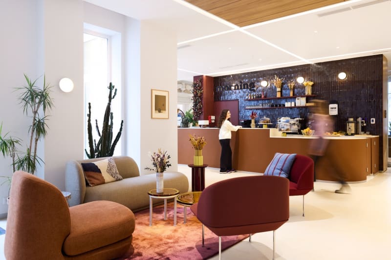 Zona de trabajo abierta en Miromesnil, Paris