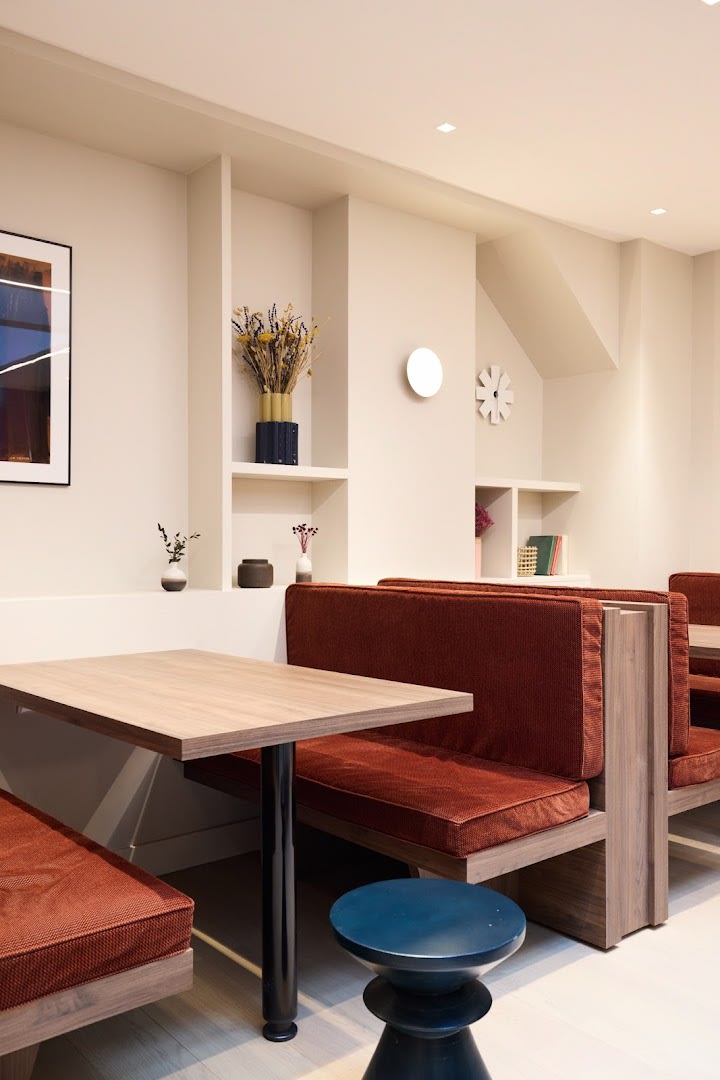 Área común del coworking en Miromesnil, Paris