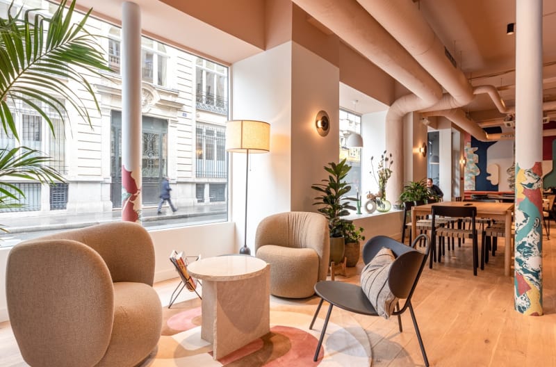Sala de reuniones en el coworking de Mogador, Paris