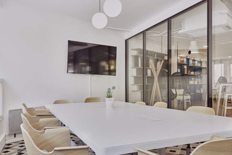 Área común del coworking en Montsouris, Paris