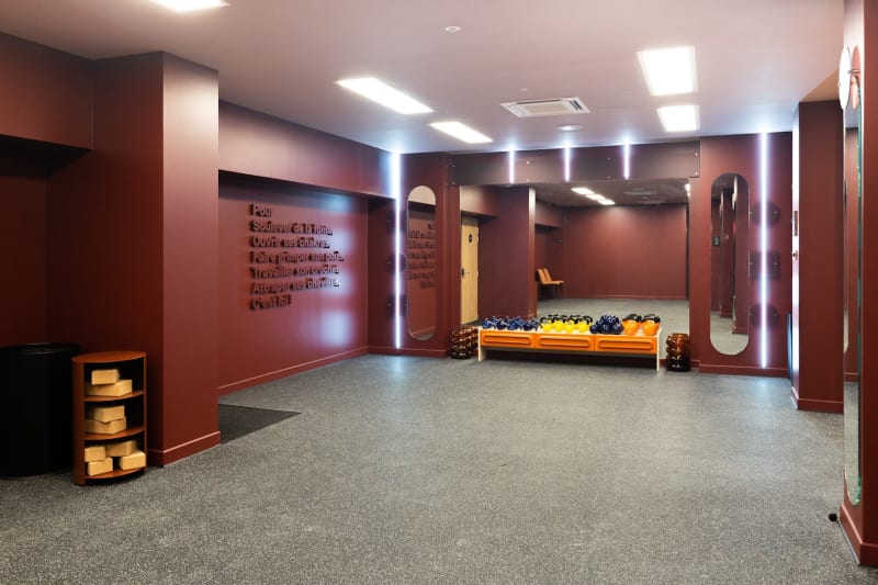 Área común del coworking en Pereire, Paris