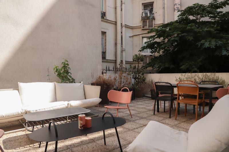 Sala de reuniones en el coworking de Republique-Boulanger, Paris