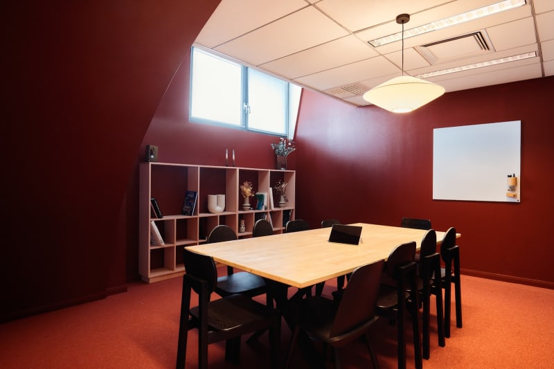 Detalle del espacio de trabajo en Sofia, Paris