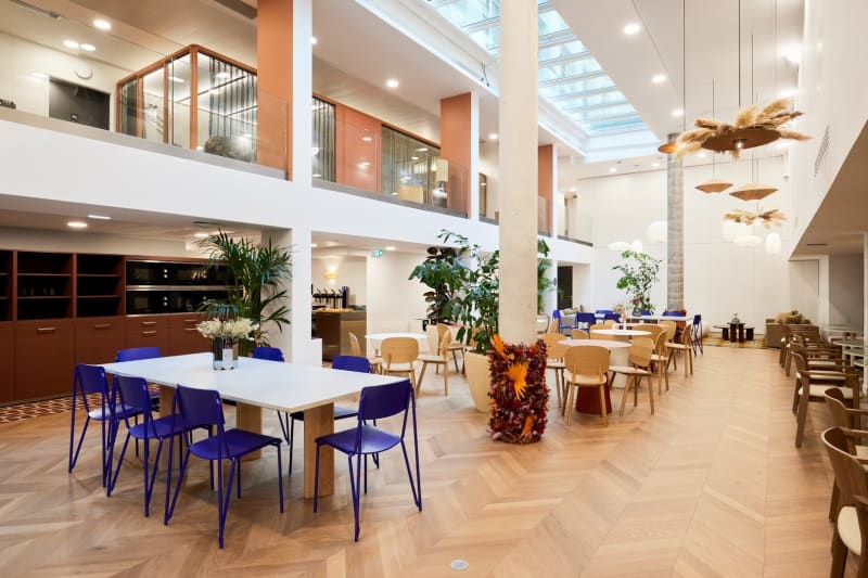 Sala de reuniones en el coworking de Trevise, Paris