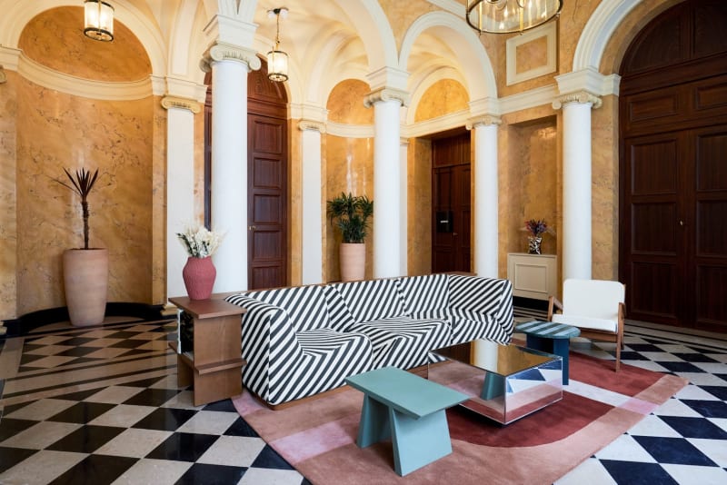 Área común del coworking en Trevise, Paris