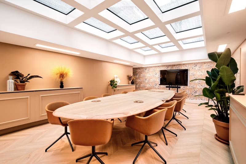 Área común del coworking en Trocadero, Paris