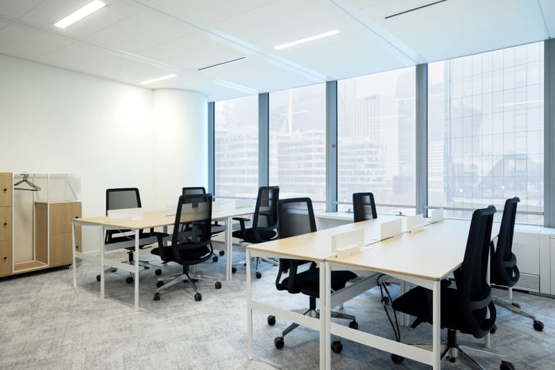 Área común del coworking en La Defense, Puteaux