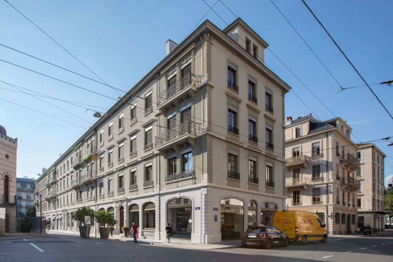 Edificio de oficinas, Plainpalais, Ginebra