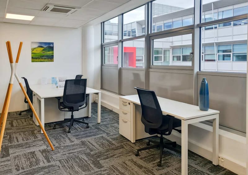 Zona de coworking luminosa en Inovallée, Montbonnot-Saint-Martin