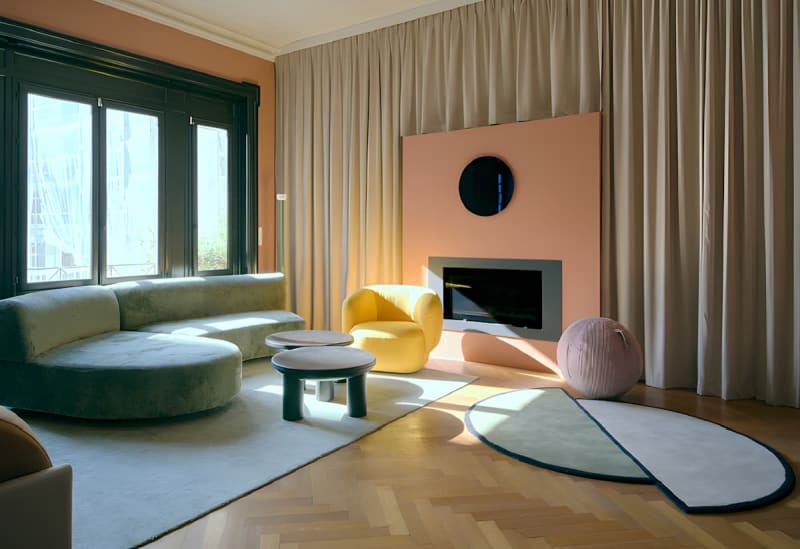 Zona lounge del espacio en Saint-Seurin, Bordeaux