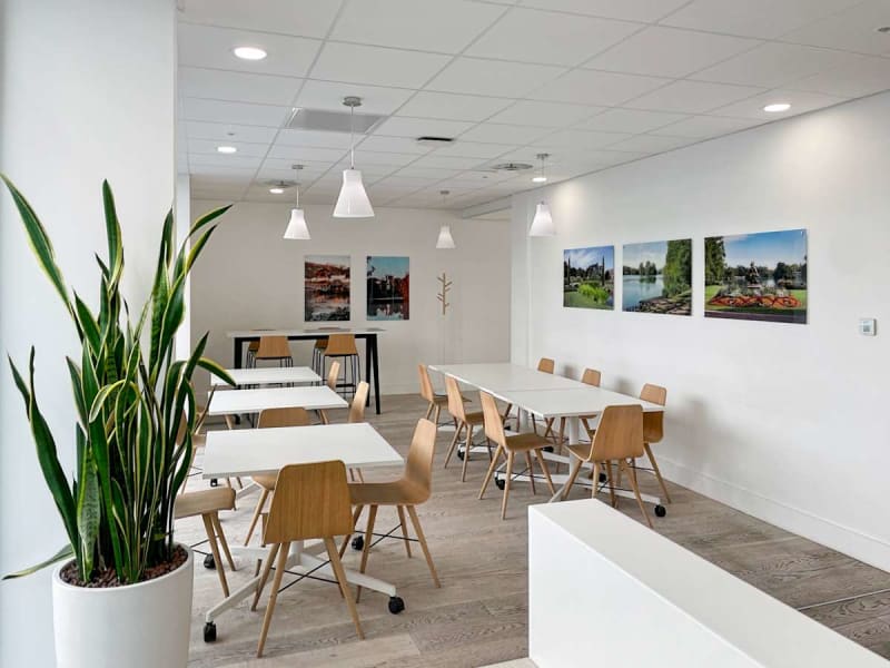Zona lounge del espacio en Brotteaux, Lyon