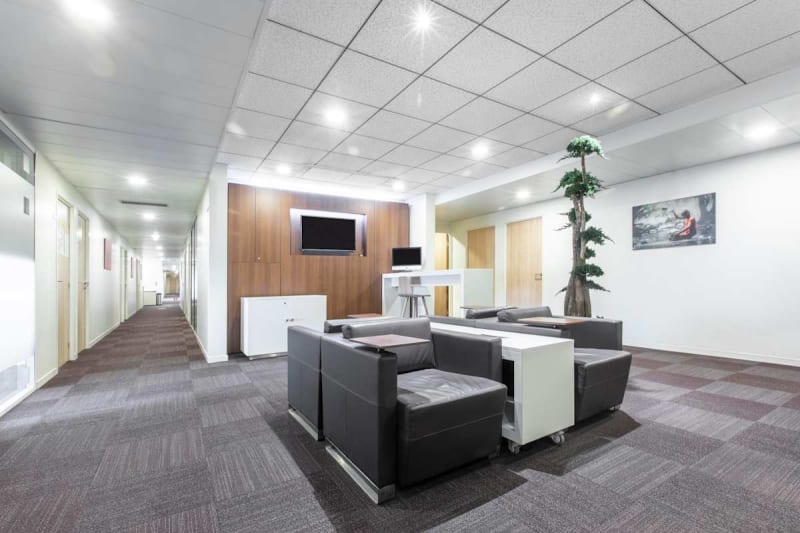 Zona lounge del espacio en Compans-Caffarelli, Toulouse