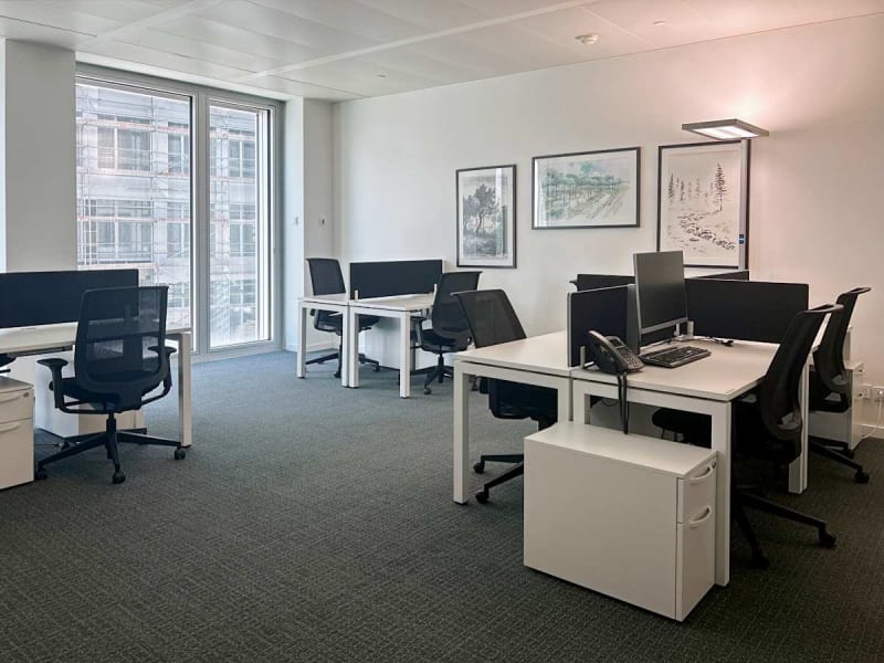 Oficina privada amplia dentro de un coworking, Kirchberg, Rue Edward Steichen