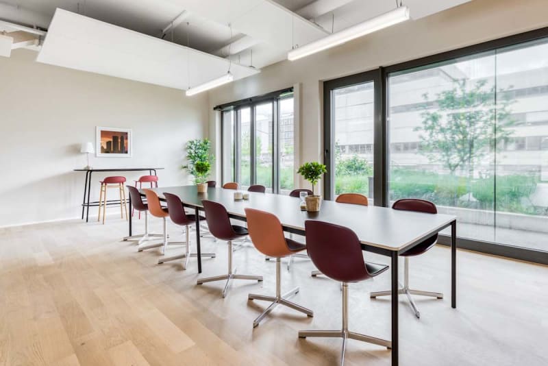 Espace de travail flexible avec espace lounge, Blandonnet, Genève