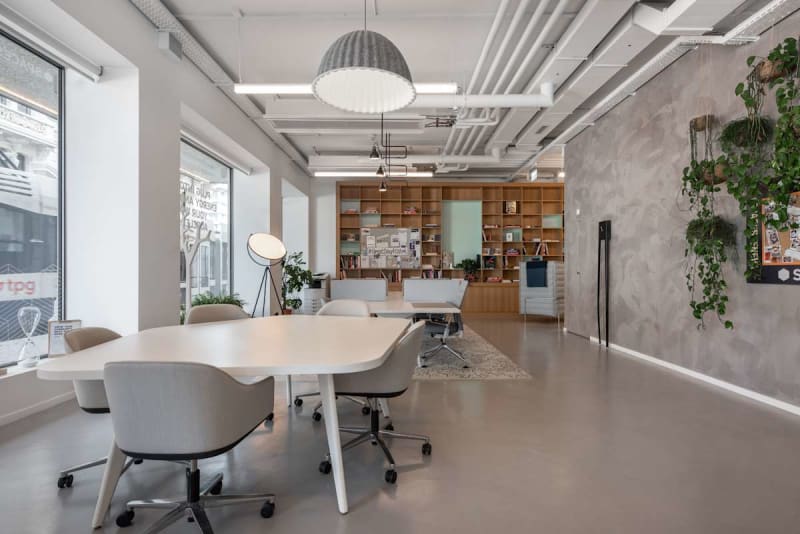 Espacio de trabajo flexible con zona lounge, Centre, Ginebra