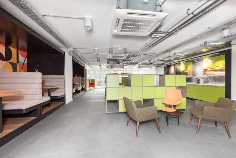 Espacio de trabajo flexible con zona lounge, Bessières, Lausanne