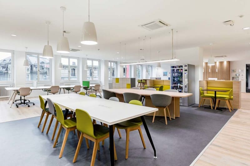 Centro de negocios con zona lounge, Place de la Gare