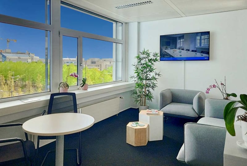 Espacio de trabajo flexible con zona lounge, Luxemburgo