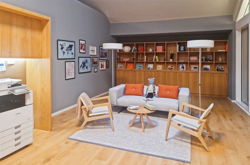 Espacio de trabajo flexible con zona lounge, Seebach, Zúrich