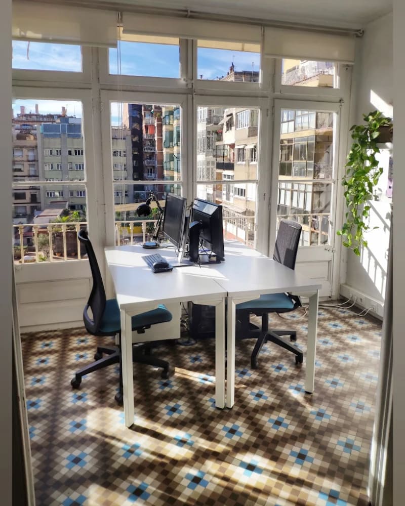 oficina privada 2 puestos barcelona eixample