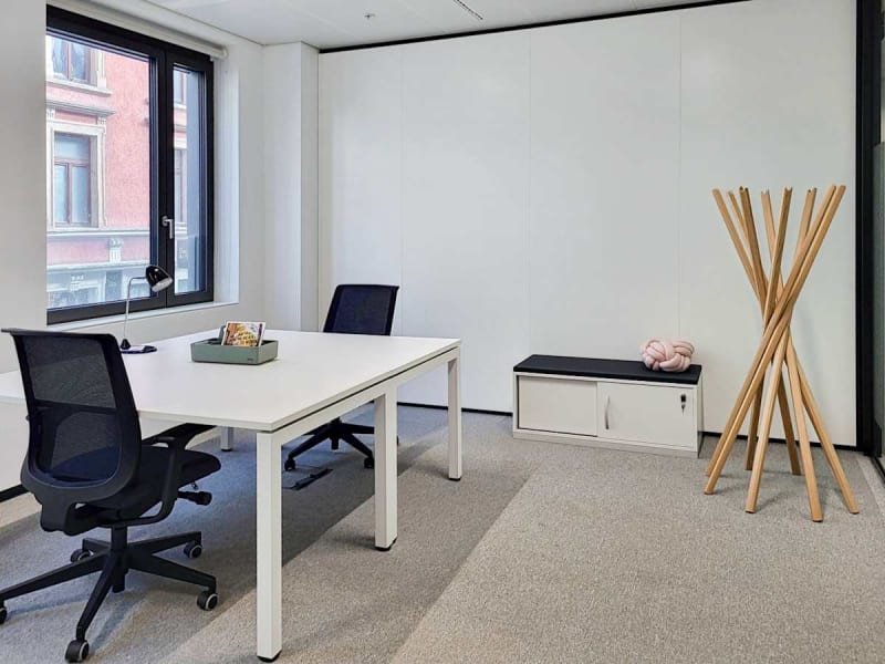 Private office inside a business center, Luxembourg