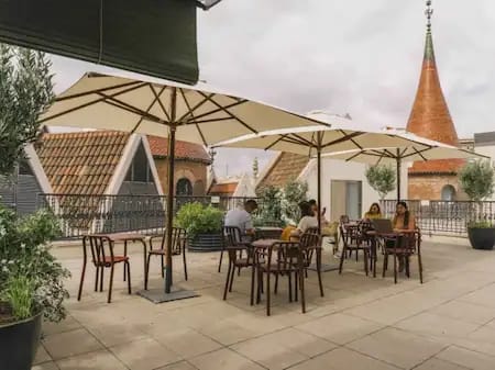 business centre with rooftop coworking