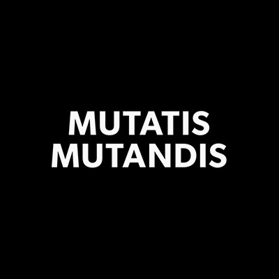 Mutatis Mutandis logo