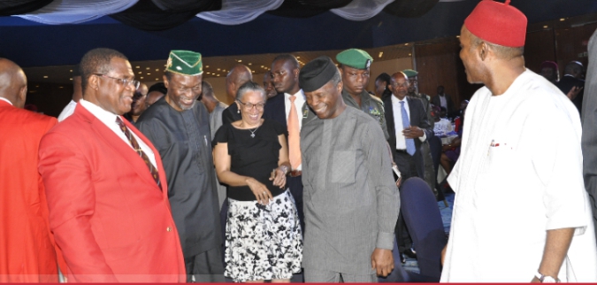 Dignitaries at event