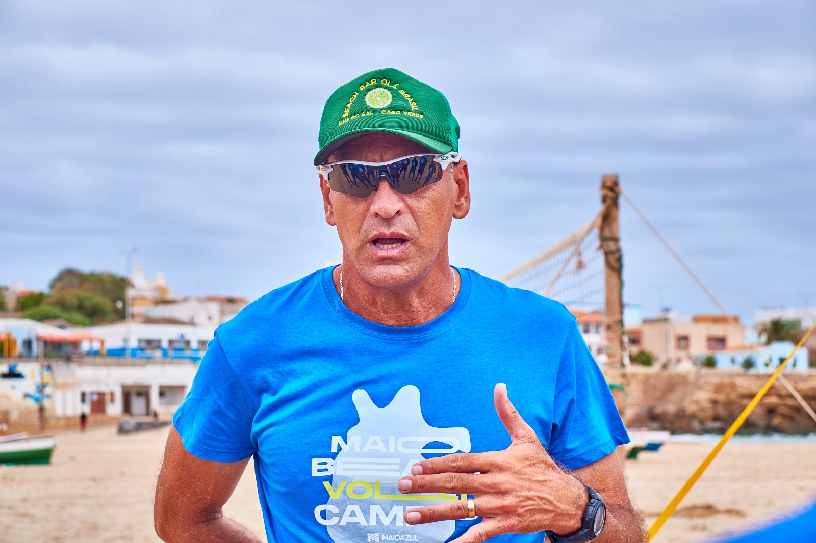 Márcio Araújo no camp Maioazul