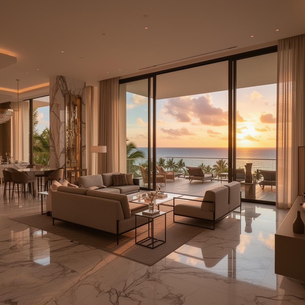 Penthouse Vue Mer Unique Les Trois-Îlets