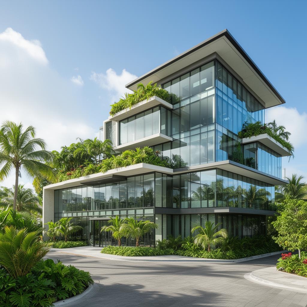 Bureaux Premium Zone Franche Baie-Mahault
