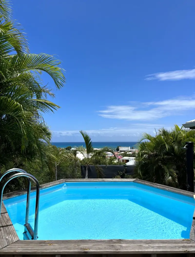 Studio vue mer, résidence avec piscine Saint-François