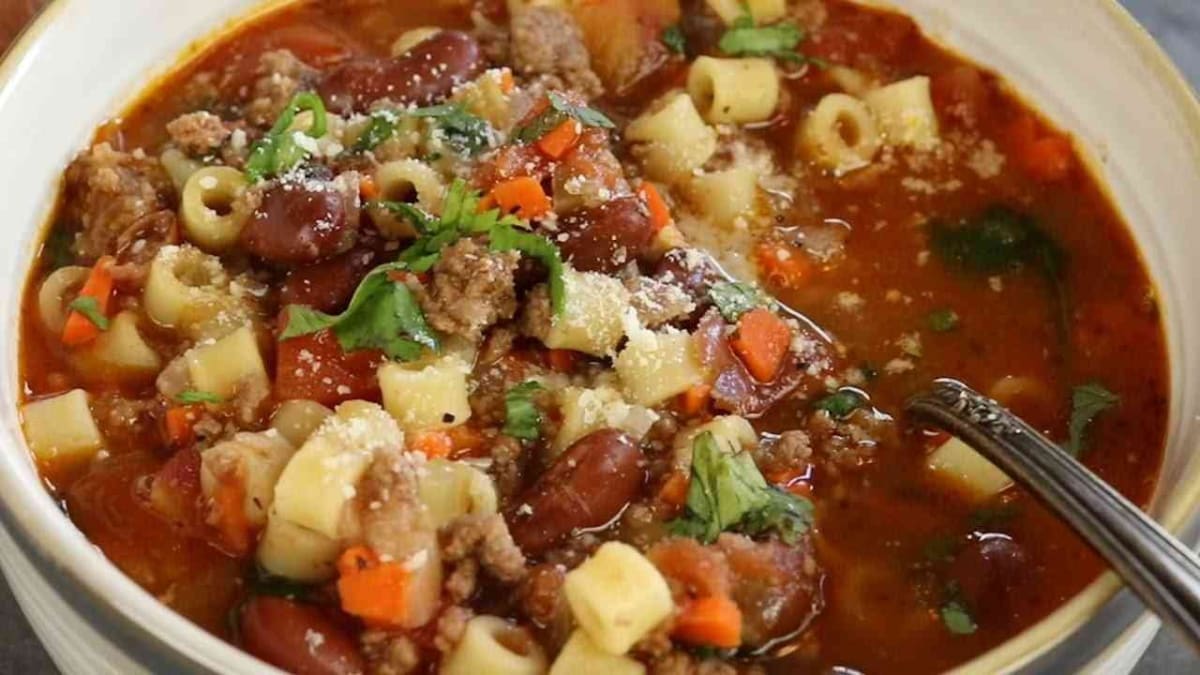 Stanley Tucci’s Pasta Fagioli – Hearty Italian Comfort Soup