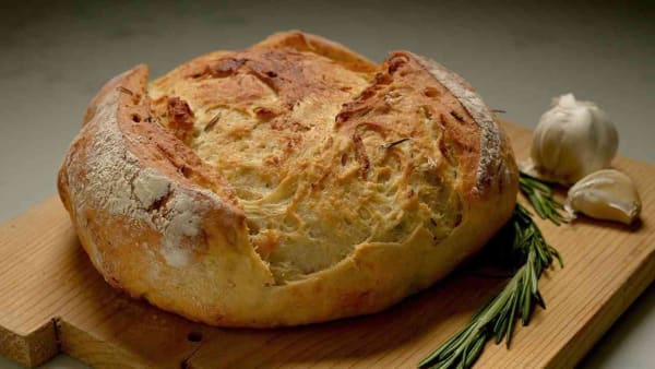 Rustic Hearth: Artisan Rosemary Bread Loaf