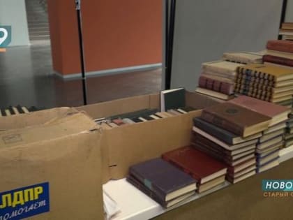 «Лучший подарок»: белгородка передала Старому Осколу почти 500 книг из семейной библиотеки
