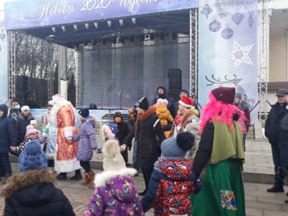 В Белгороде продолжаются новогодние гулянья