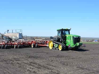 57% яровых культур засеяны на полях района