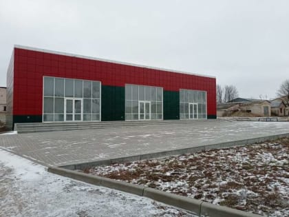 В посёлке Разумное завершается строительство магазина