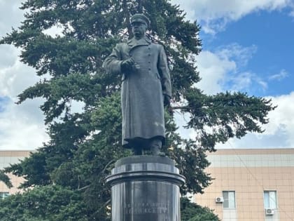 Реставрация статуи в Белгороде